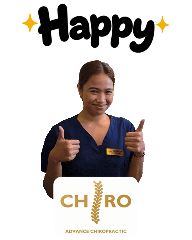 Happy Smile Sticker by Advance Chiropractic