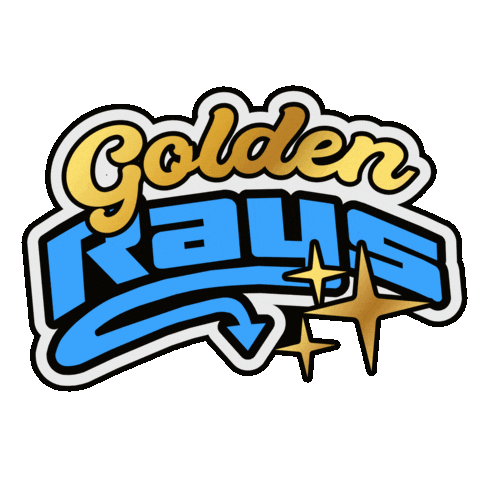 Tampa Rays Wave Sticker by The Stingray Allstars Tampa