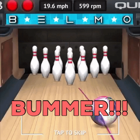 Unlucky GIF by Bowling by Jason Belmonte