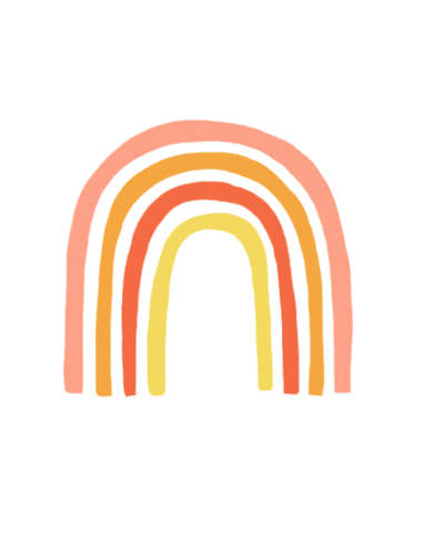 Rainbow Color Sticker by Idlewild Co.