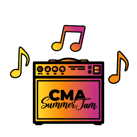 Country Music Guitar Sticker by CMA Fest: The Music Event of Summer