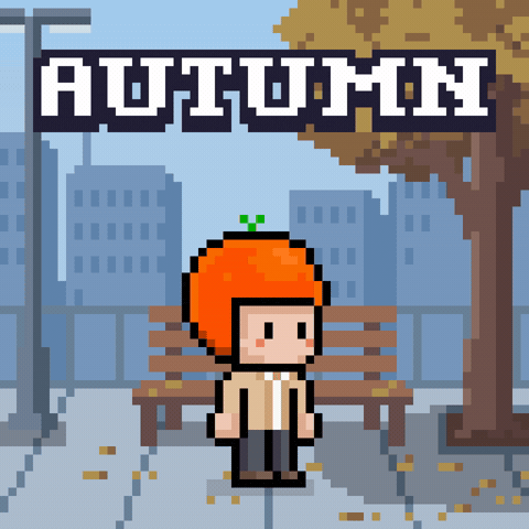 Fall Pixel Art GIF by CoinEasy