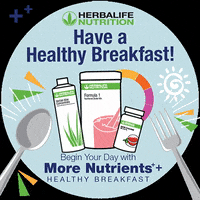 Herbal Tea Healthy Breakfast GIF by Herbalife Nutrition Philippines