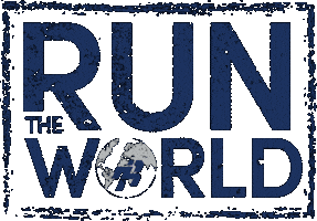 Run The World Running Sticker by Racemate