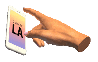 Los Angeles Art Sticker by Curate LA