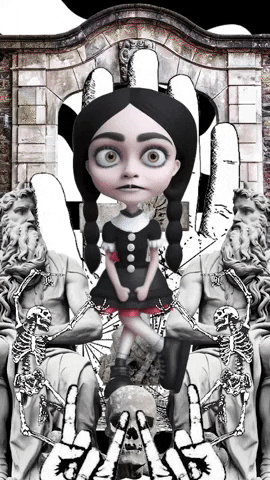 Wednesday Addams Netflix GIF by Anne Horel