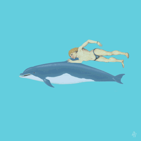 dolphin GIF by Scorpion Dagger