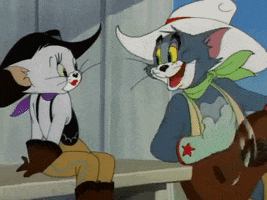 Tom And Jerry Kiss GIF by David Firth