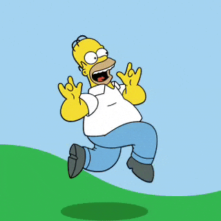 Homer Run GIF