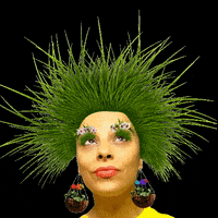 Green Hair Plants GIF by Marketing en bandeja