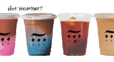 Iced Coffee Cold Brew Sticker by Mo - Ash