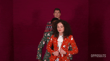 Merry Christmas Reaction GIF by OppoSuits