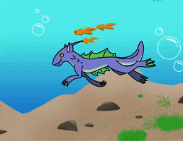 Sea Swimming GIF by Imaginook