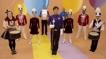 Drumming Marching Band GIF by The Wiggles