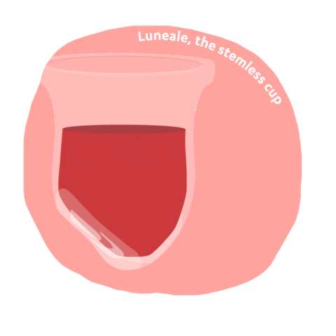 Blood Cup Sticker by Luneale