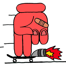 Skatefinger Sticker