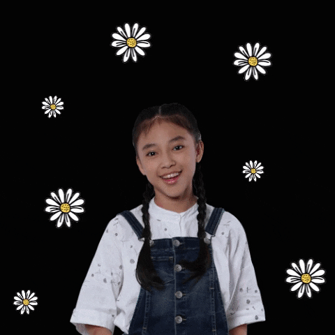 happy beautiful girl GIF by Indonesian Idol Junior