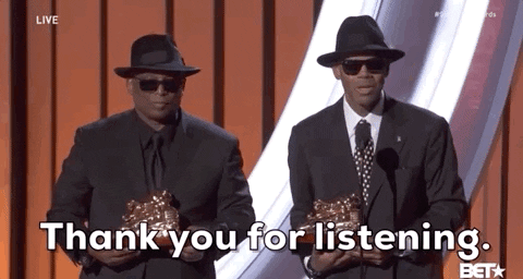 thanks for listening to our presentation gif