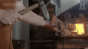 Forging History Channel GIF by HISTORY UK