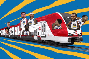 Golden State Warriors GIF by Caltrain