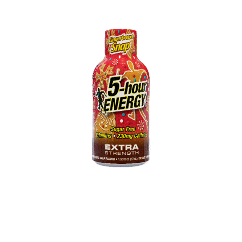 Energy Drink Christmas Sticker by 5-hour ENERGY®