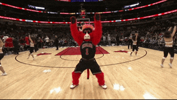 benny the bull yes GIF by NBA