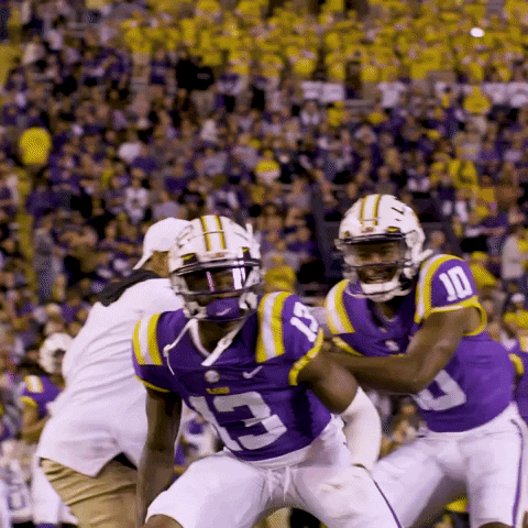 Let Me Go Football GIF by LSU Tigers