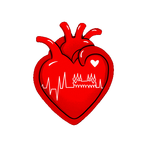 Heart Cardio Sticker by stad Leuven