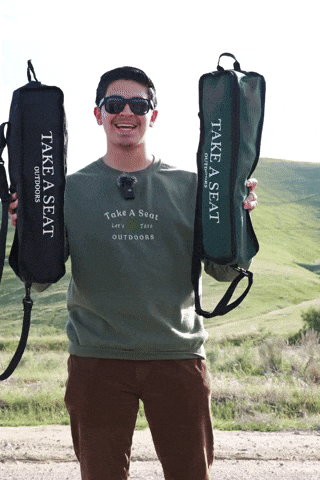 Take A Seat Outdoors GIF