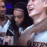 interview lakers GIF