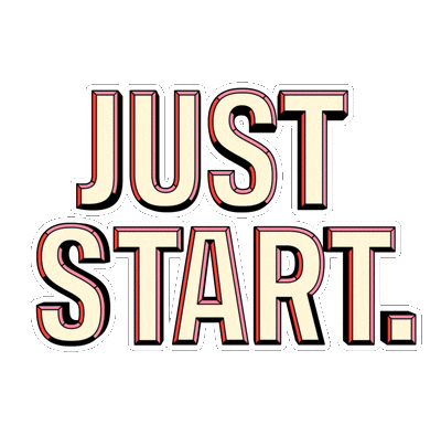 Fun Get Going Sticker by Paula Baines