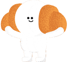 Cake Croissant Sticker by CakeTaiwan