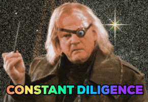 Mad Eye Moody Due Diligence GIF by REBEKAH