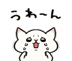 Cat Cry Sticker