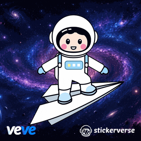 Flying In Space GIF by VeVe