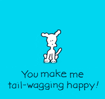 you make me happy love GIF by Chippy the Dog