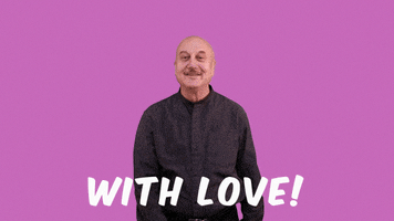 with love GIF by Anupam Kher
