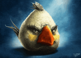 Disappointed Angry Birds GIF
