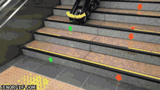 Chair Lift For Stairs Gif