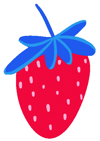 Summer Strawberry Sticker