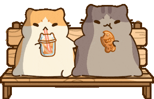 Cats Sticker by Bichi Mao