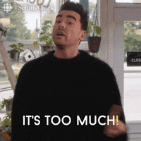 Make It Stop Schitts Creek GIF by CBC difference between to and too