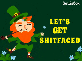 SmileboxCards party dancing drink green GIF