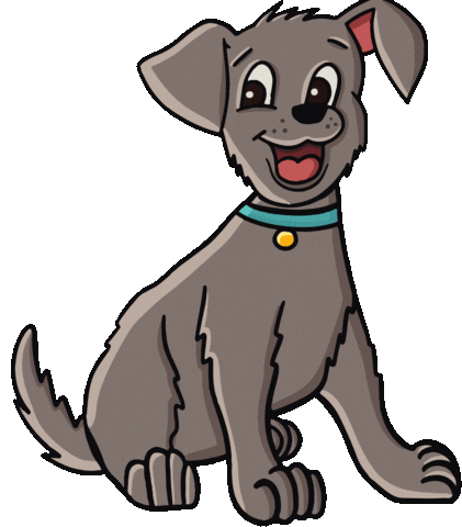 Dog Cartoon Sticker by KingsGate Community Church for iOS & Android | GIPHY