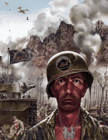 Thousand Yard Stare Army GIF