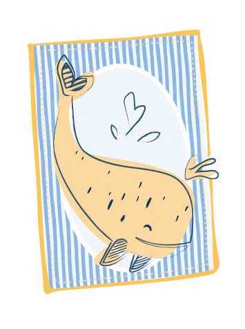 Summer Sea Sticker by Biolane