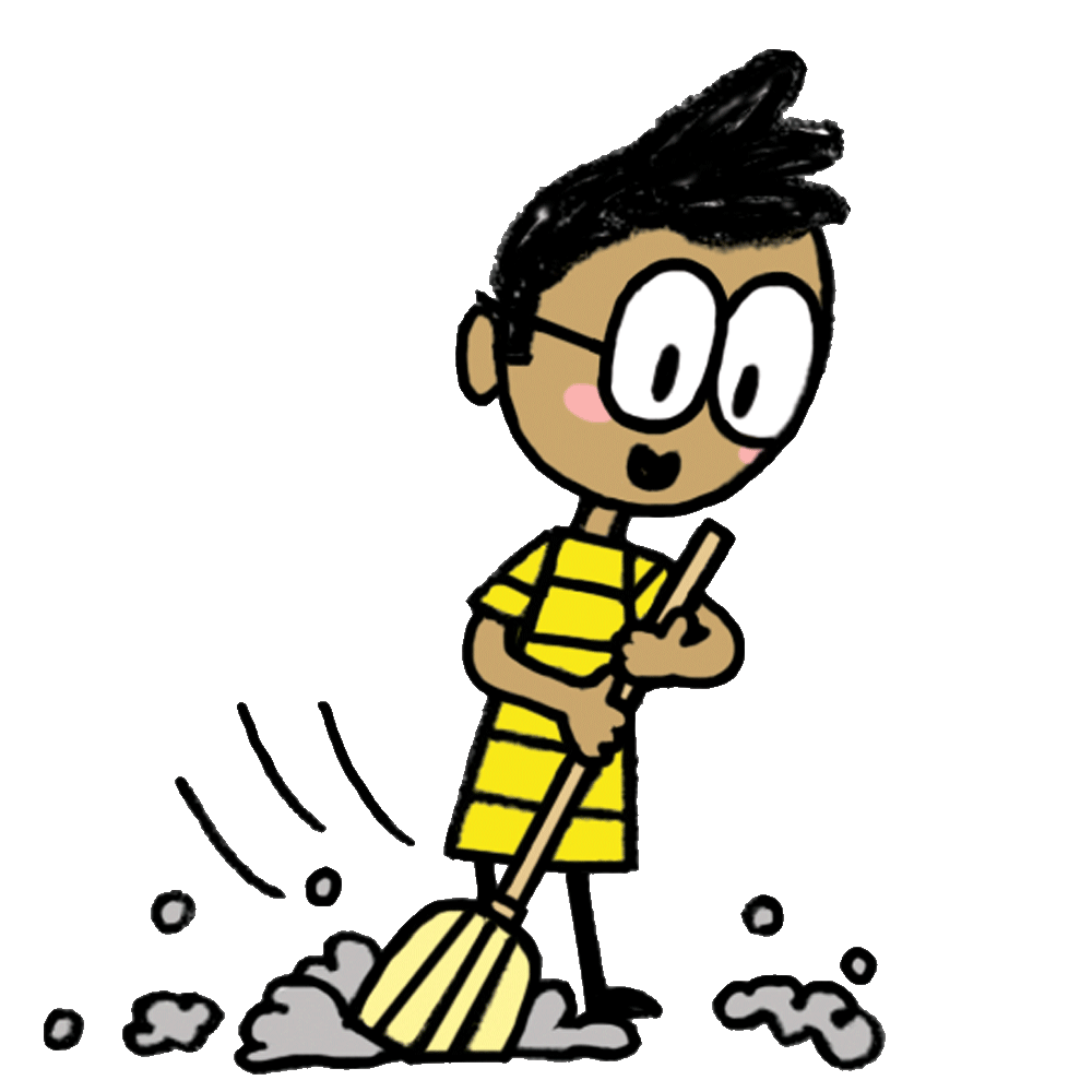 Dust Sweep Sticker by T. L. McBeth for iOS & Android GIPHY