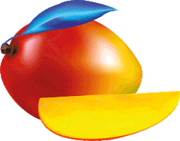 Mangoziös Sticker by mangoblau