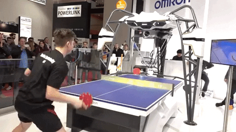 Table Tennis Robot GIF