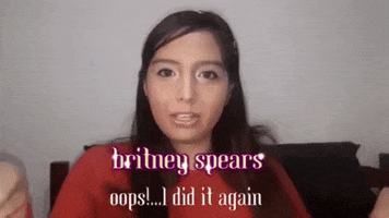 2000S Britneyspears Oopsididitagain Makeup Tutorial Pop Tbt GIF